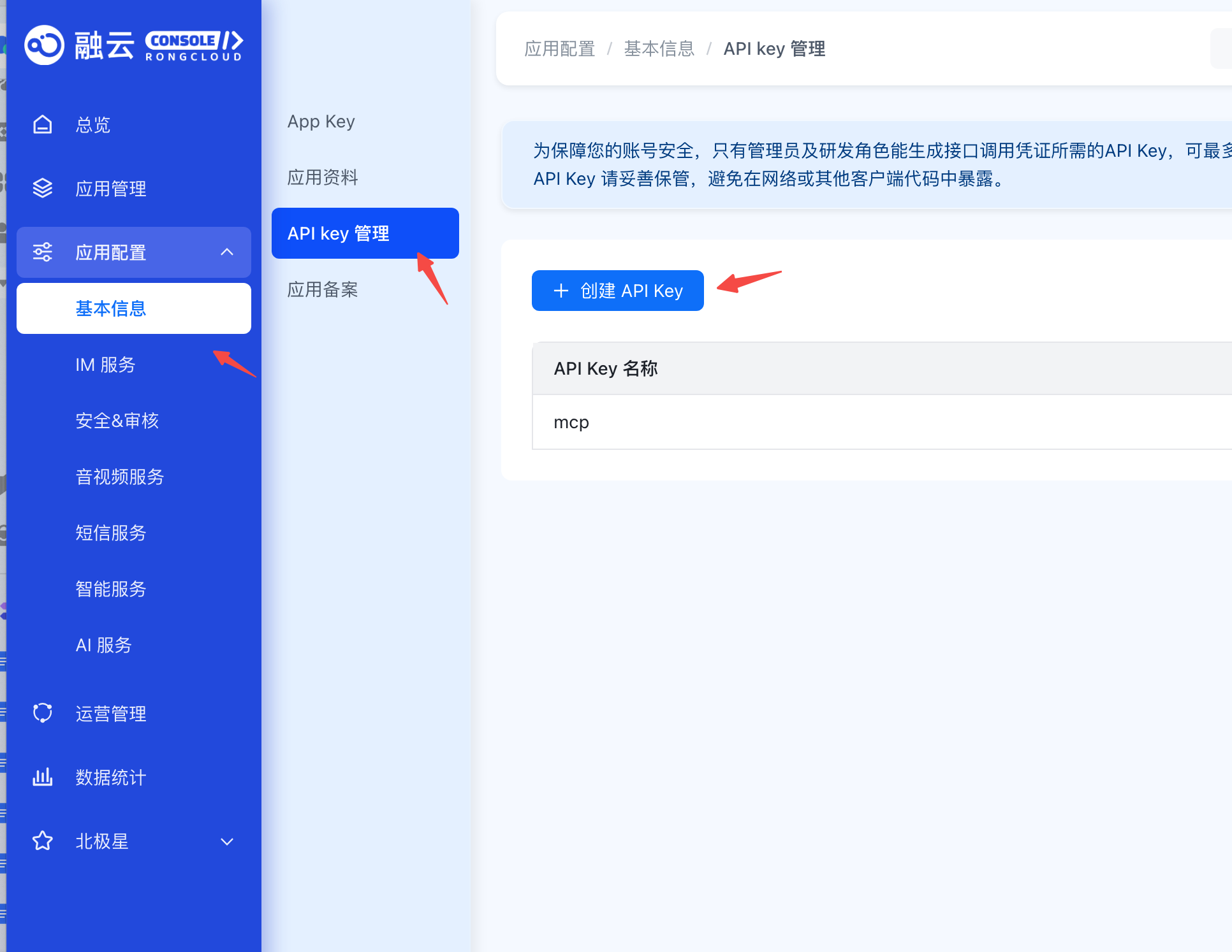 申请 api-key