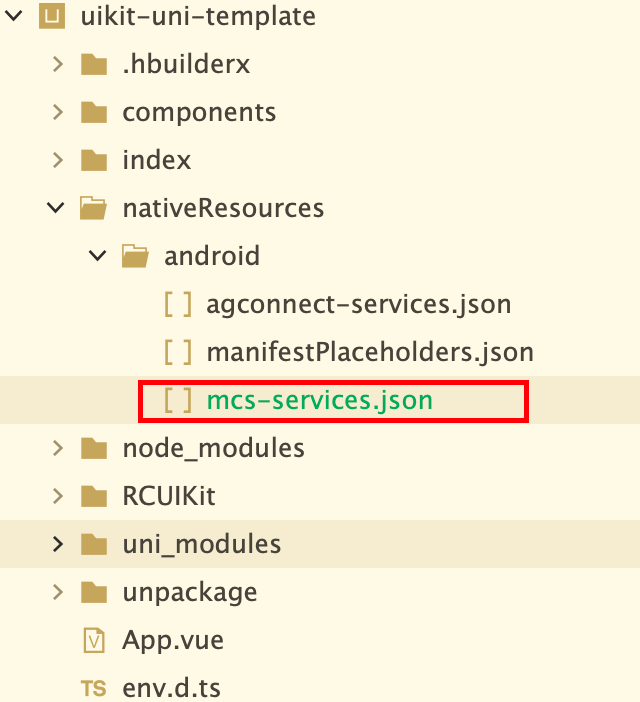 mcs-services.json 路径